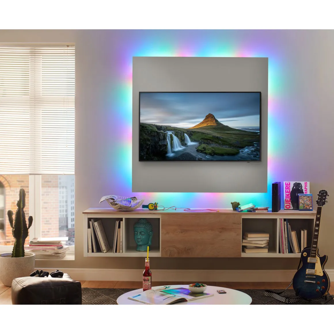 FN SimpLED Strip Set 10m Motion RGB 17W230/12V DC Weiss Kunststoff