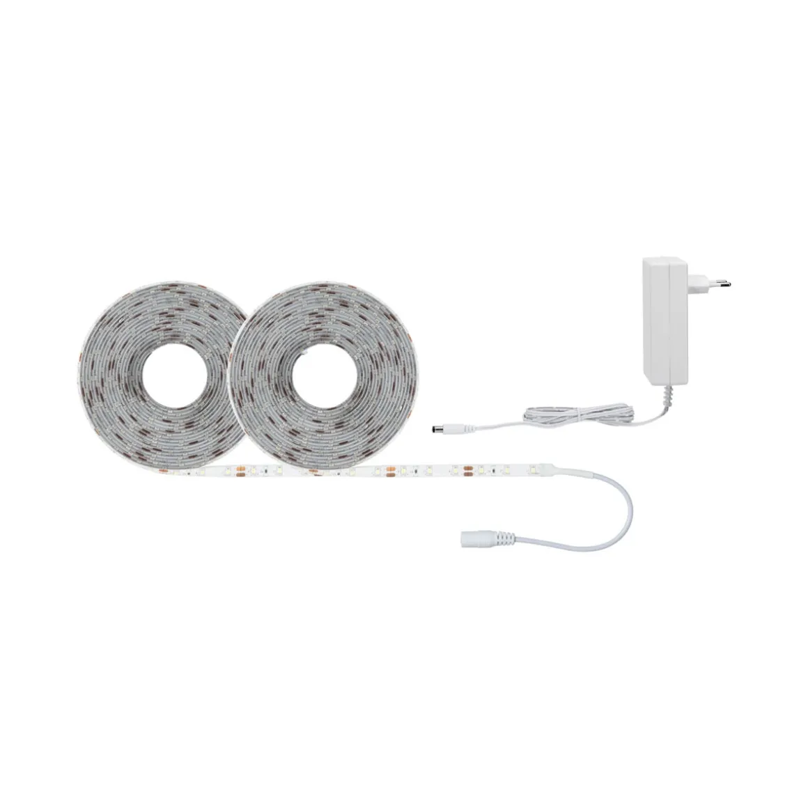 FN SimpLED Strip Set 10m Tageslichtweiss22W 230/12V DC Weiss Metall Kst