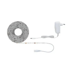 FN SimpLED Strip Set 5m Tageslichtweiss17W 230/12V DC Weiss Metall Kst.