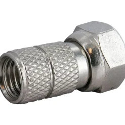 F-Stecker 6,5mm 4Stück