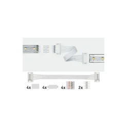 Function MaxLED Universal Connector 2erPack Weiss