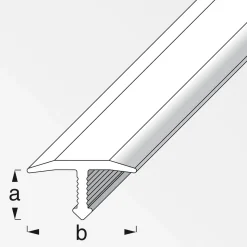 Fundamo Fugenabdeckprofil 14 mm 1m silber