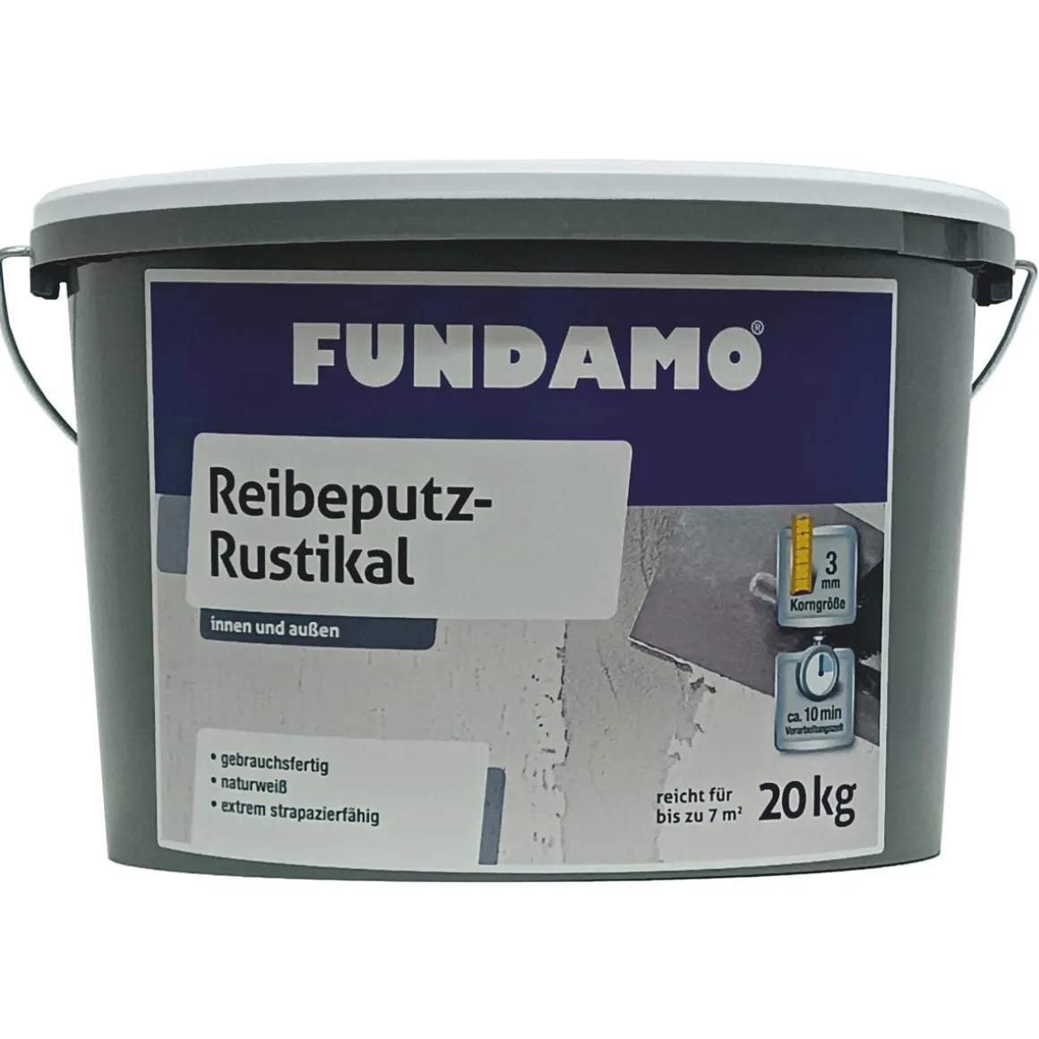 Fundamo Rustikalputz 3 mm 20 kg