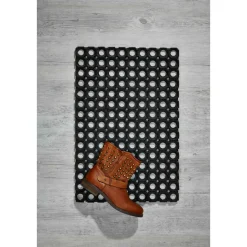 Fussmatte Gummiring 60x80cm offenschwarz