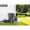 Garantia Regentonne eckig 300 L graphite grey inkl Deckel und Hahn