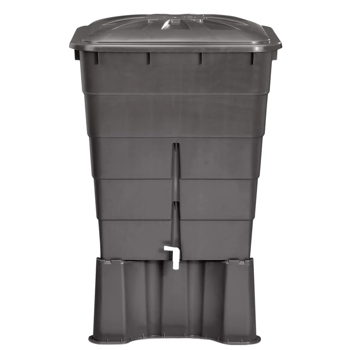 Garantia Regentonne eckig 300 L graphite grey inkl Deckel und Hahn