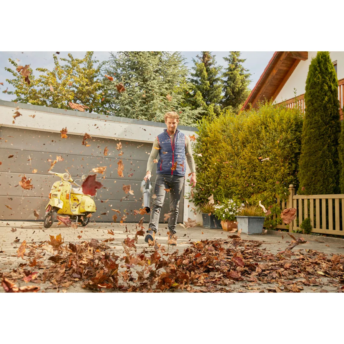 GardenaAkku-Gartensauger und Laubbläser-Set Power Jet 18V P4A 3-teilig