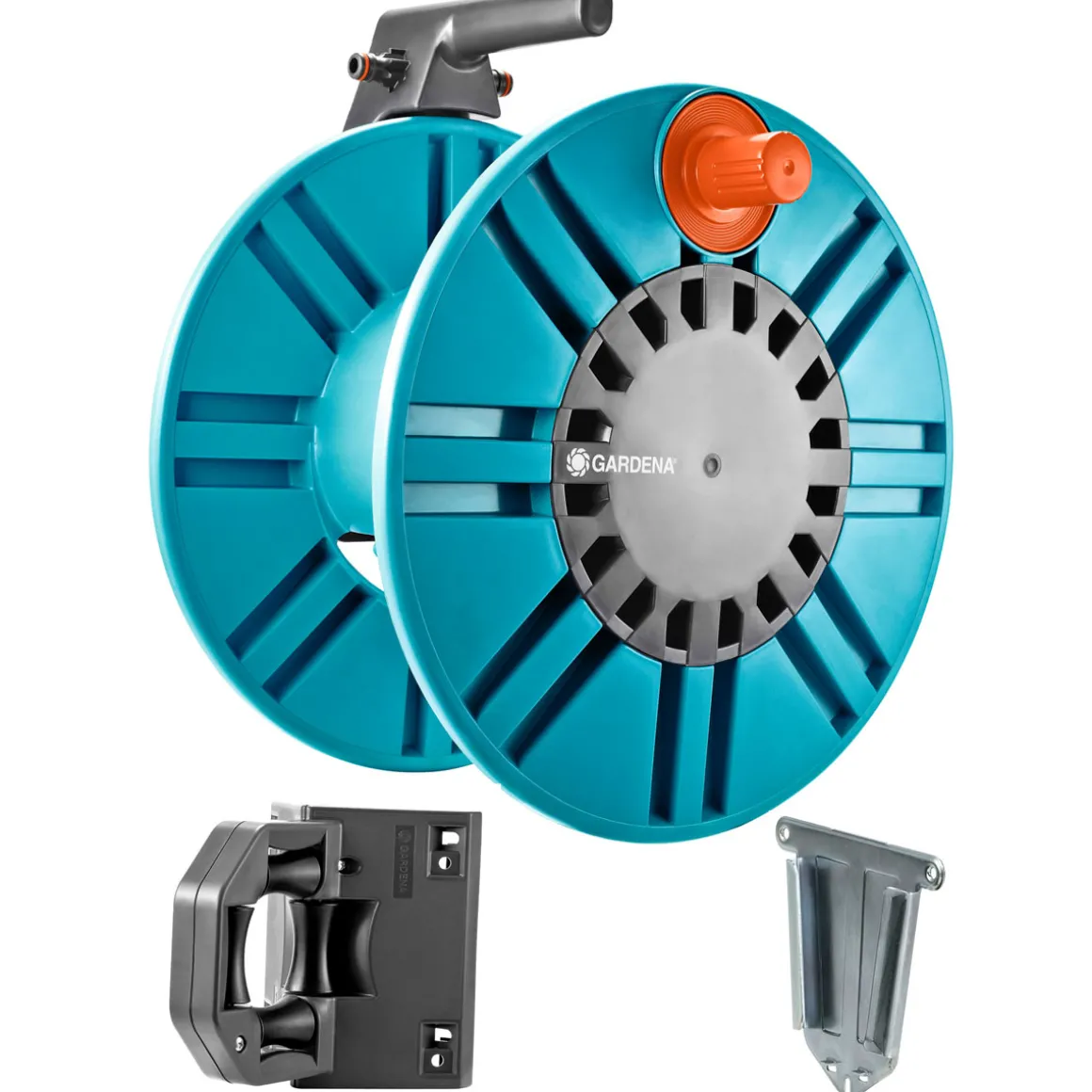GardenaWand-Schlauchtrommel Classic 60 mit Schlauchführungsrolle