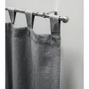 Gardinenstangen Set ausziehbar Durchmesser 16/19 mm 120-210 cm Edelstahl-Optik