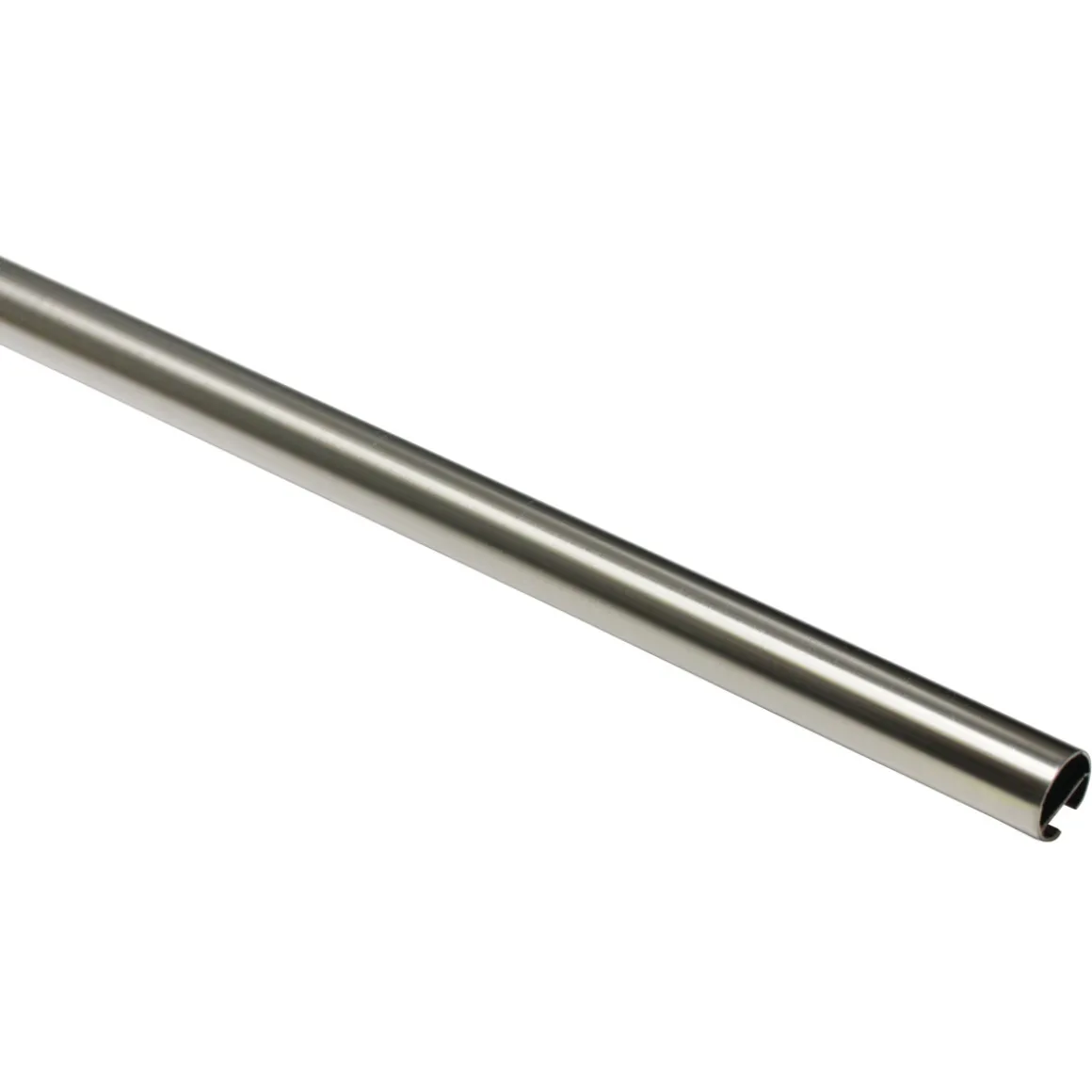 GardiniaGardinenstange Chicago mit Innenlauf Durchmesser 16 mm 200 cm Edelstahl-Optik