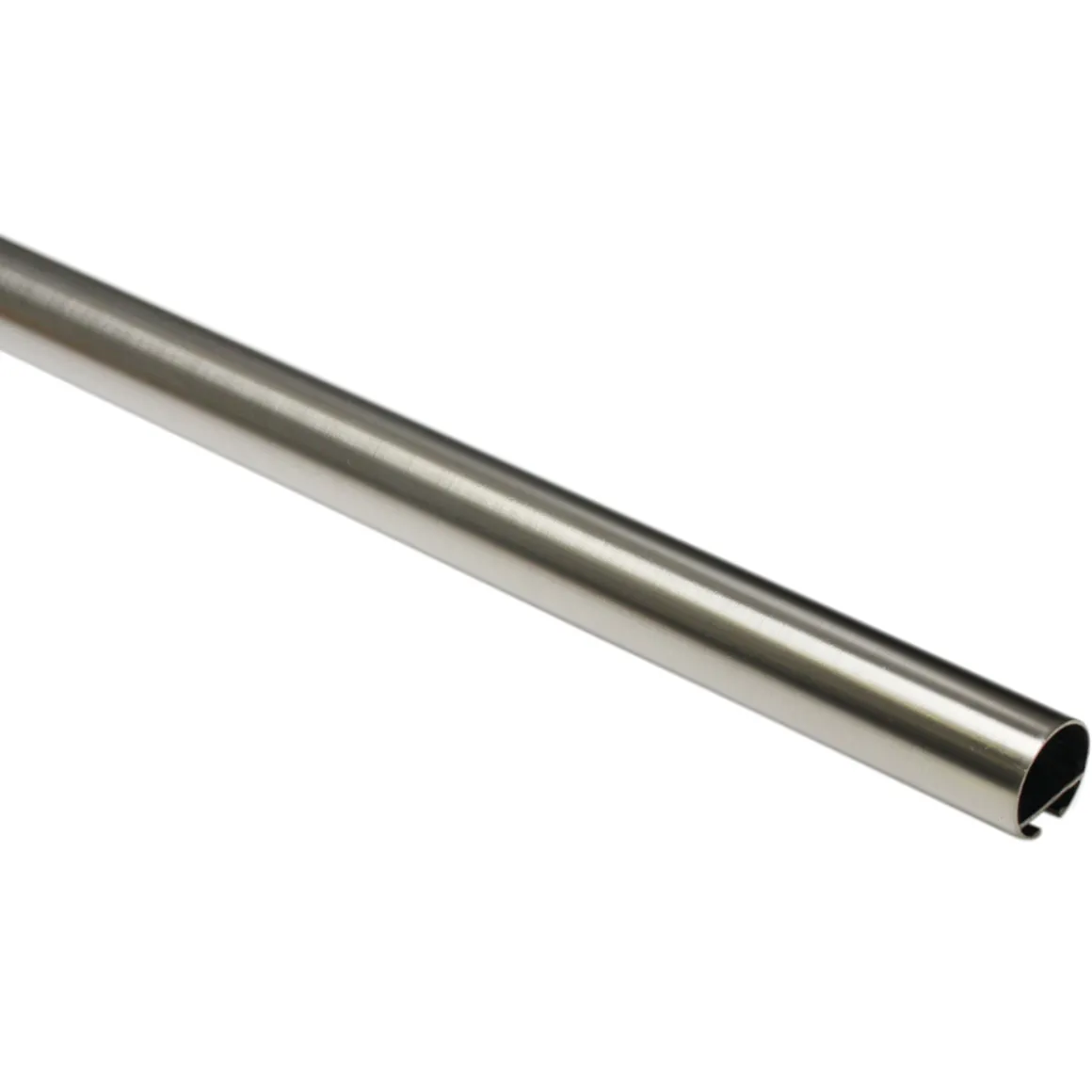 GardiniaGardinenstange Windsor mit Innenlauf Durchmesser 16 mm 200 cm Edelstahl-Optik