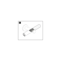 GardiniaVerbinder für Gardinenstangen mit Innenlauf Durchmesser 25 mm