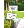 Gartenstecker Willkommen