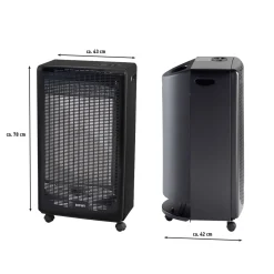 Gas Heizofen Blue Flame mit ThermostatHGO 4200/4 BFT Eco