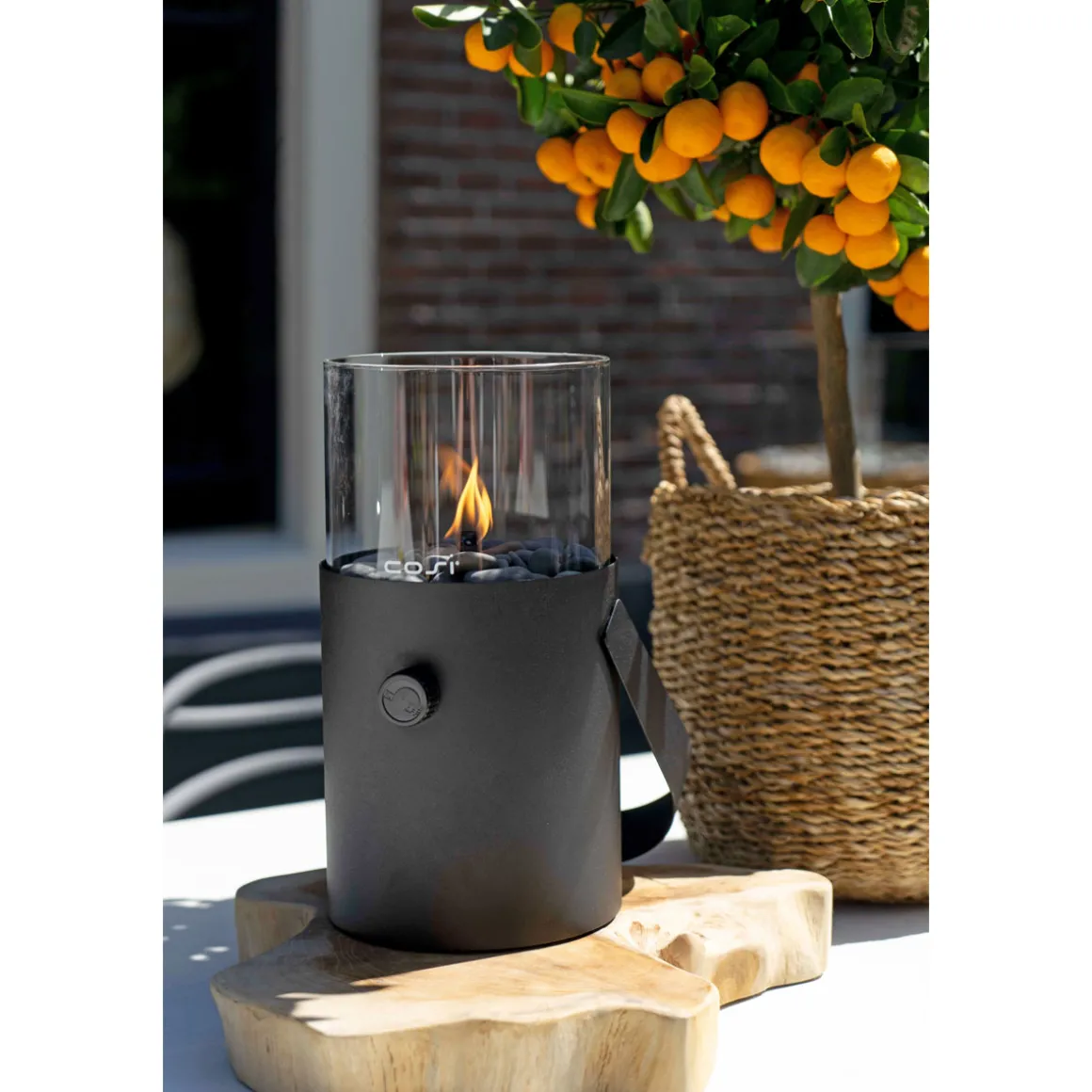 Gaswindlicht Cosiscoop schwarz Dm16x30cm