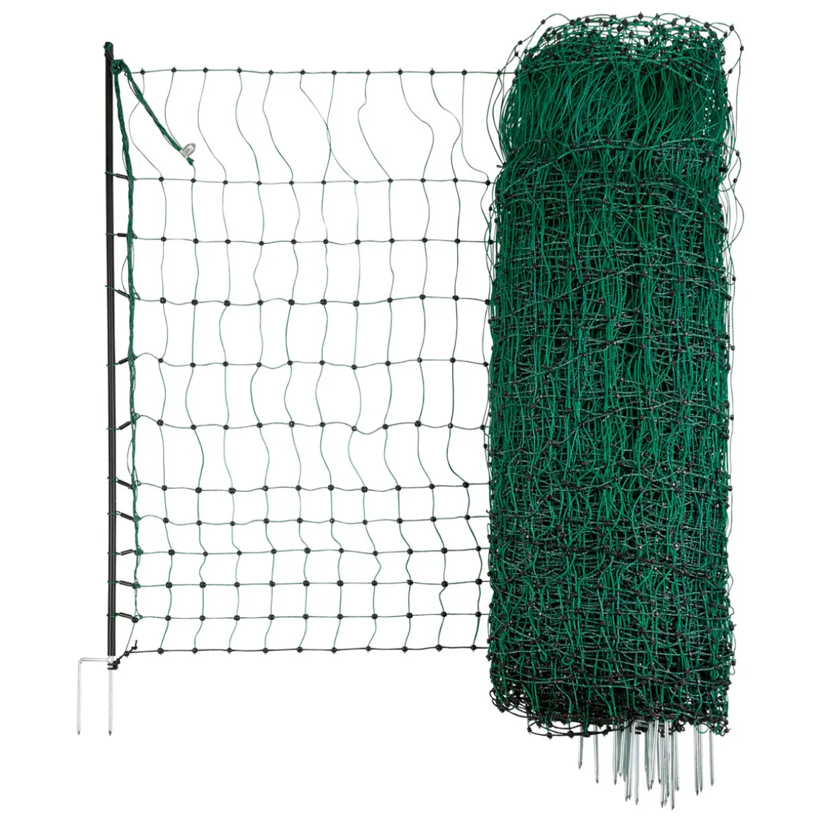 Geflügelnetz PoultryNet Doppelspitze 106 cm 50 m grün