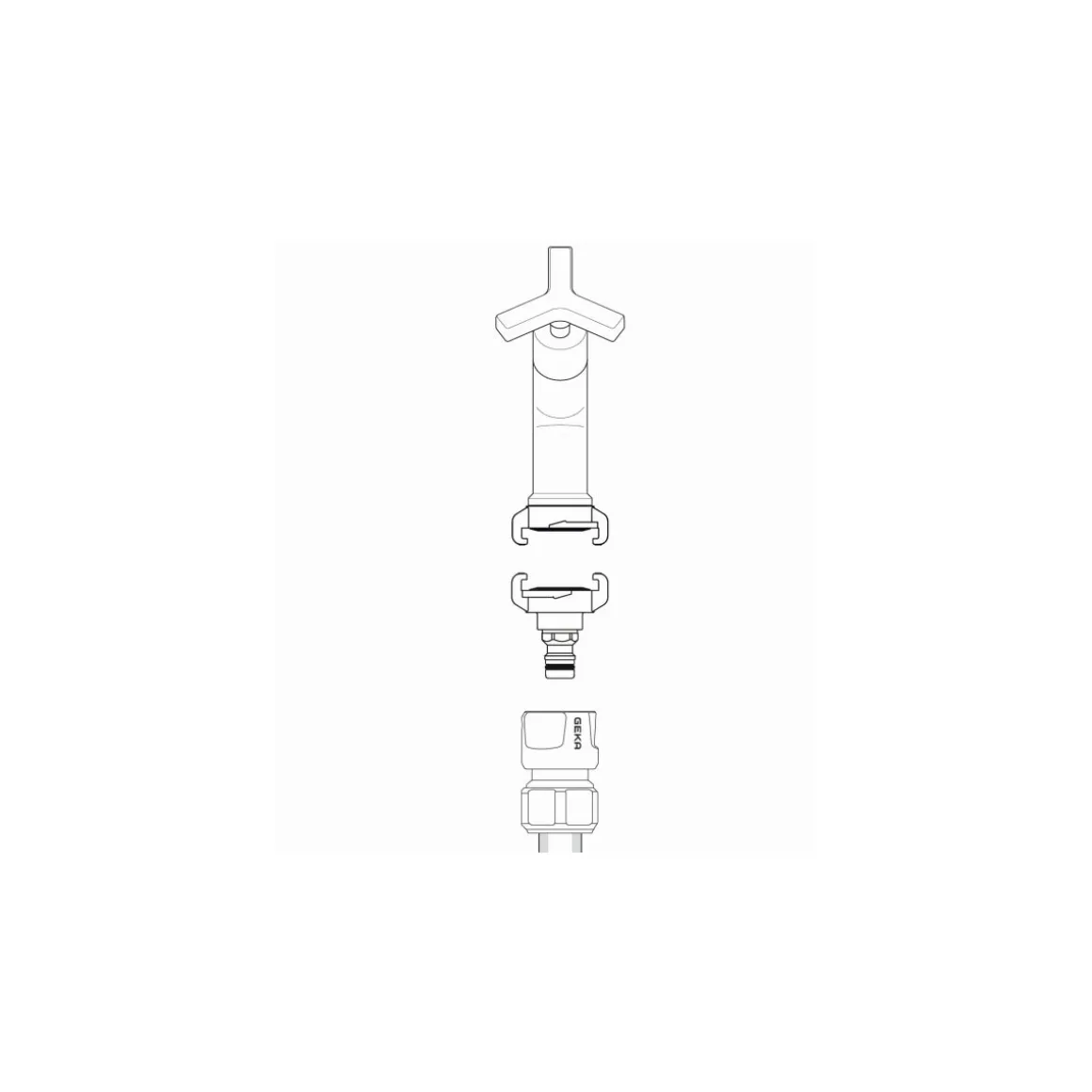 GEKAAdapter Klaue und Stecker