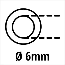 Gewebeschlauch DM 6mm, 15m