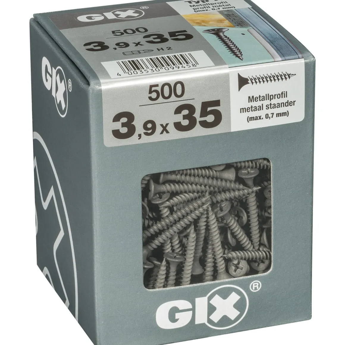 Gix Schnellbauschraube A Feingewinde 3,9 x 35 mm 500 Stück