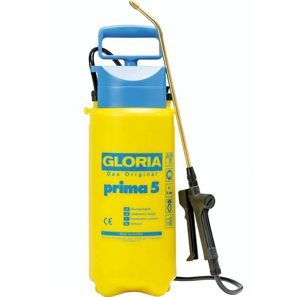 Gloria Drucksprüher Prima 5 5 L inkl Messing-Lanze