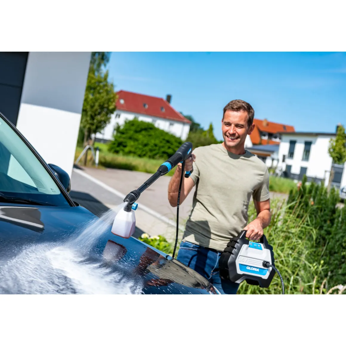 Gloria MultiJet Schaum Set Aufsatz zur Ausbringung von Reinigungsschaum 0,45 L