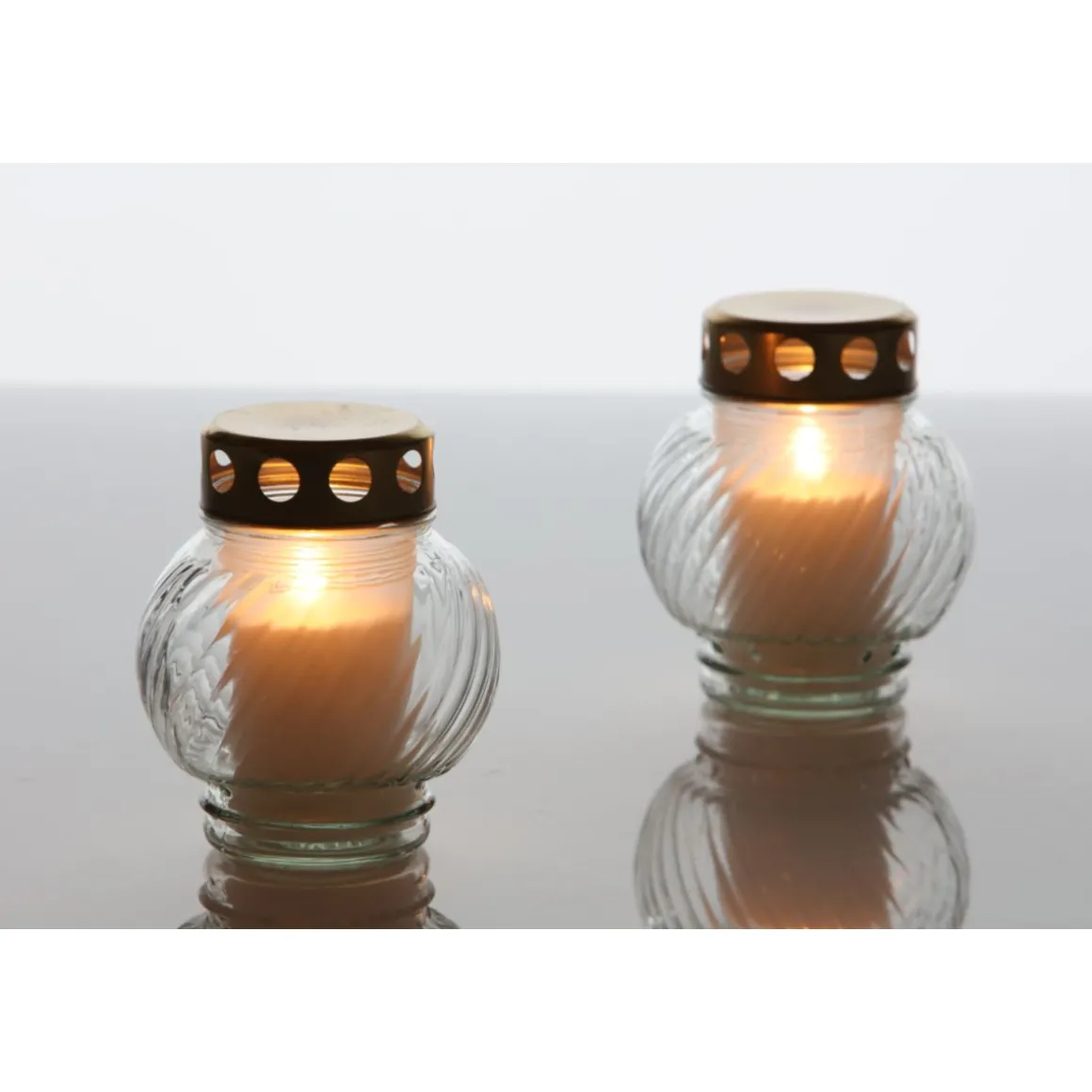 Grablampe IGLESIA_C aus Glas mit Brenner