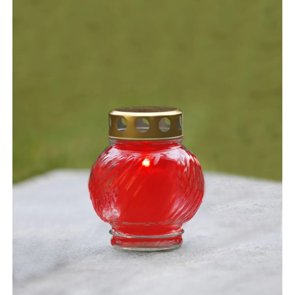 Grablampe IGLESIA_C aus Glas mit Brenner