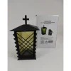 Grablaterne Metall schwarz grünes Glas