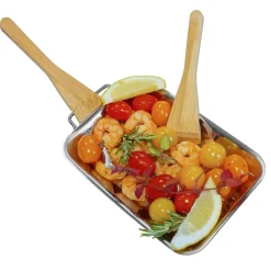 Grillpfännchen 2er Set 19,5 x 12,6 x 2 cm