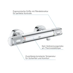 Grohe Brausethermostat Precision Feel chrom 31,3 cm