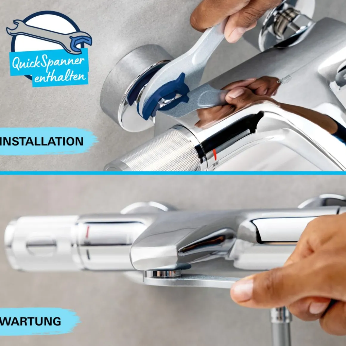 Grohe Einhand-Brausebatterie Start 1/2"