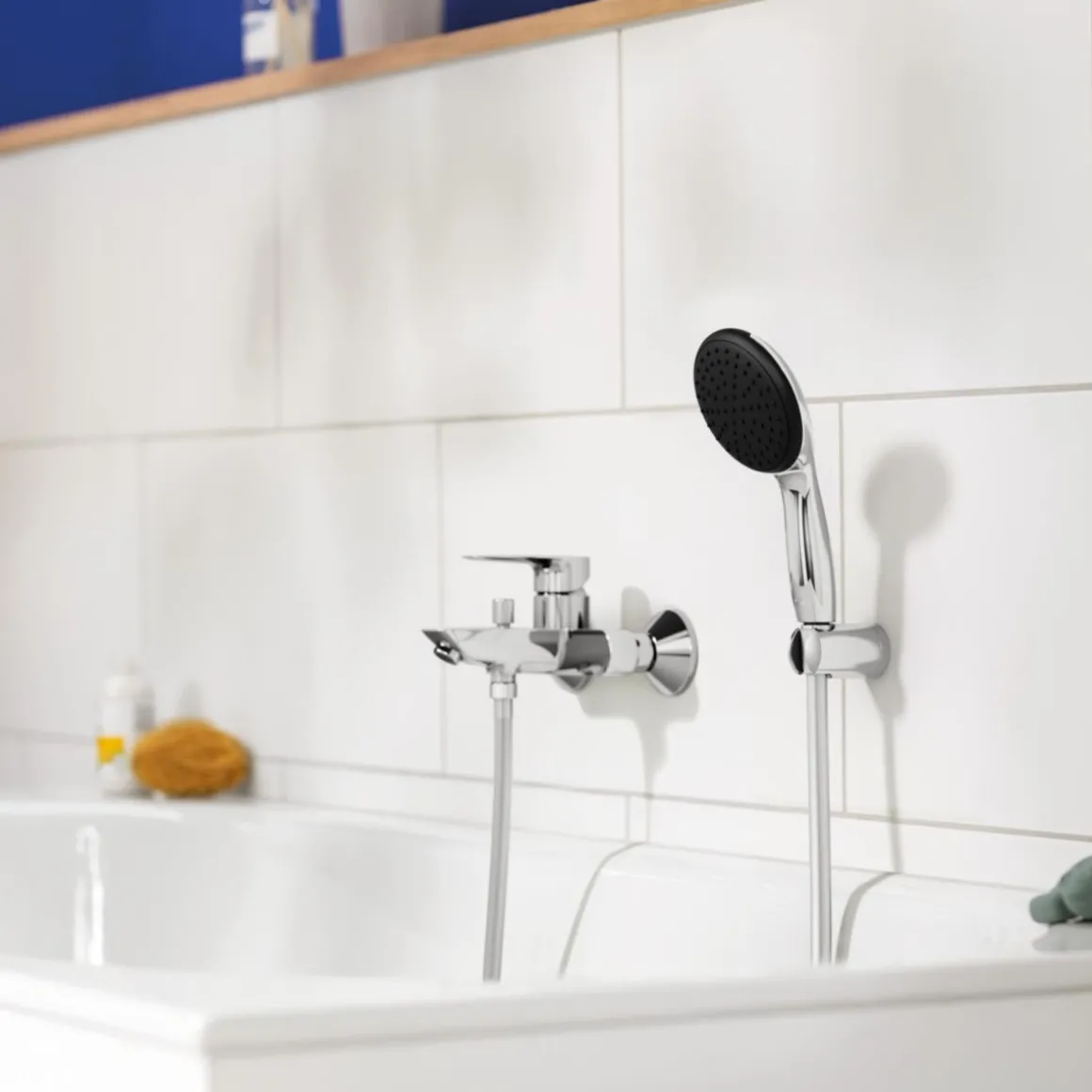 Grohe Einhand-Wannenbatterie Start Edge chrom 15 x 16,8 cm