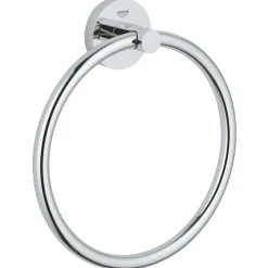 Grohe Handtuchring Essentials silber Durchmesser 18 cm