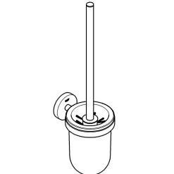 Grohe Toilettenbürstengarnitur Essentials 12,1 x 39,8 cm