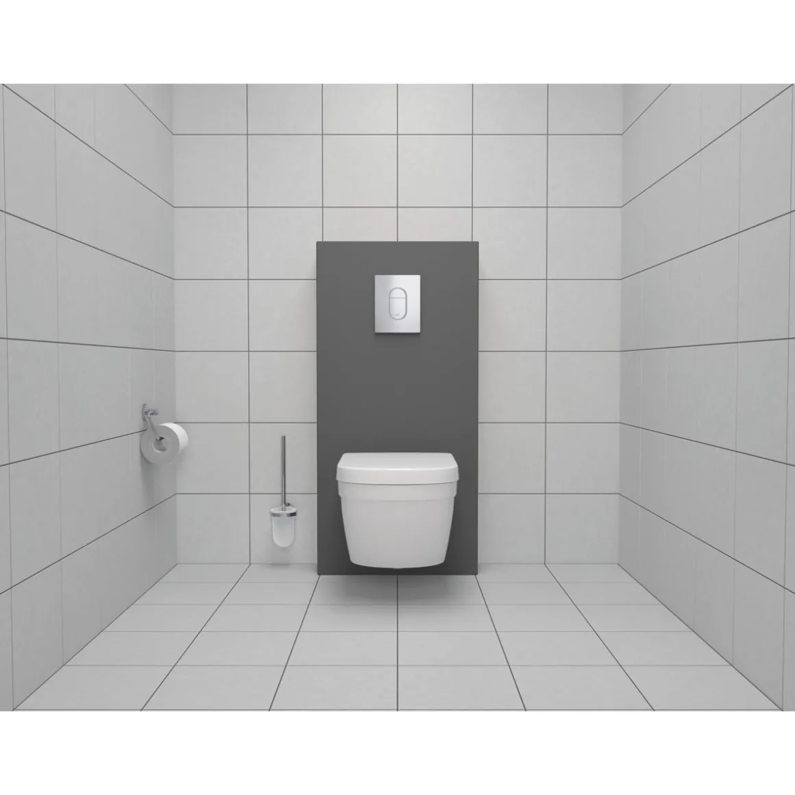 Grohe Toilettenbürstengarnitur Essentials 12,1 x 39,8 cm