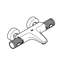 Grohe Wannenbatterie Precision Feel chrom 31,3 cm
