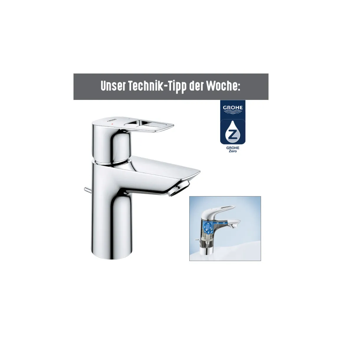 Grohe Waschtischarmatur Start Loop chrom