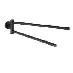 Handtuchhalter m. 2 Armen Bosio Black