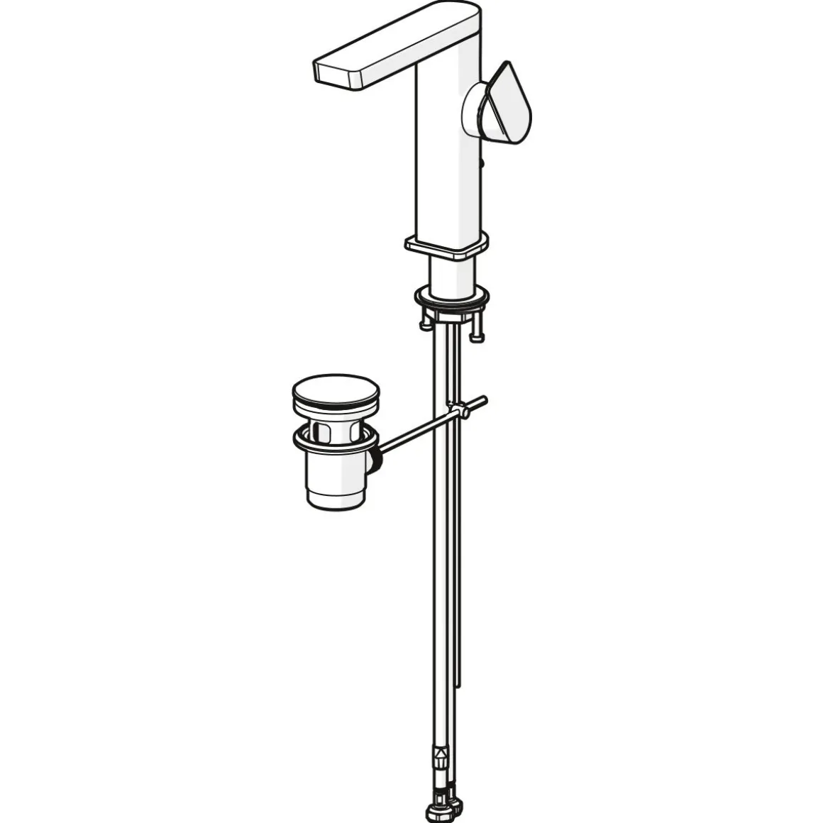 Hansa Waschtischarmatur „Stela Eco“ Chrom