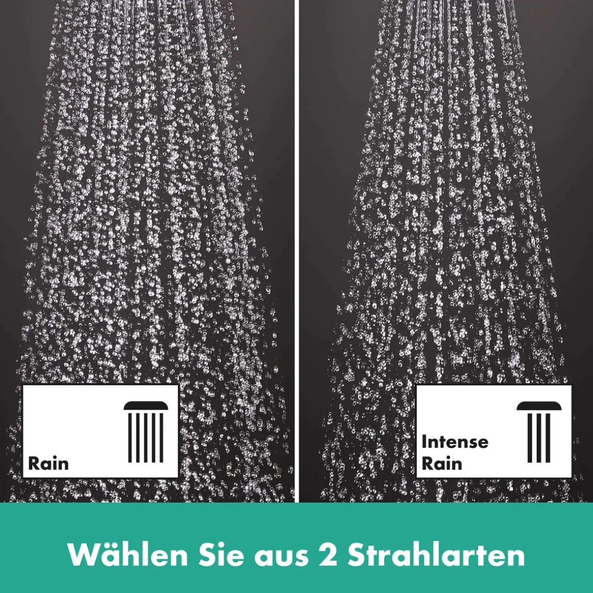 Hansgrohe Duschsystem Vernis Shape mit Thermostat chrom