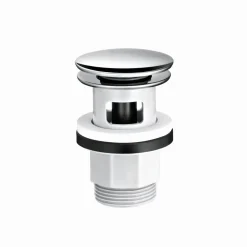 Hansgrohe WT-Armatur Focus 70, chrominkl. Push-Open-Ventil u. Zubehoer