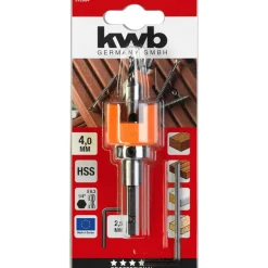 Hartholzbohrer mit Senker 4 mm SB