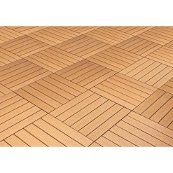 Hartmann WPC-Klickfliese braun 60 x 60 cm