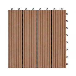 HartmannWPC-Klickfliese braun 30 x 30 cm