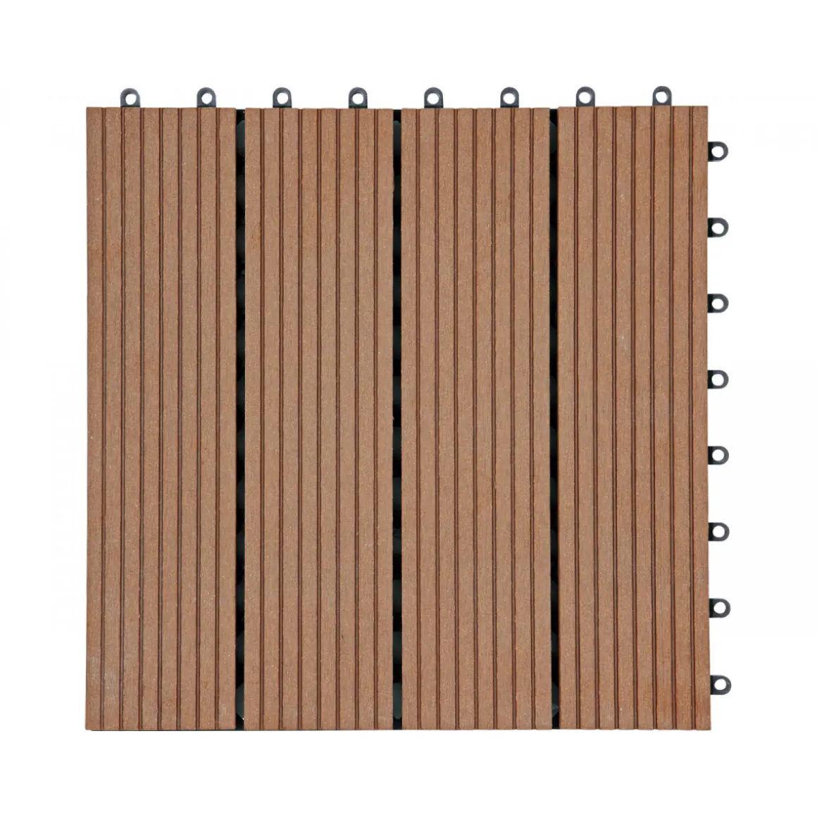 HartmannWPC-Klickfliese braun 30 x 30 cm