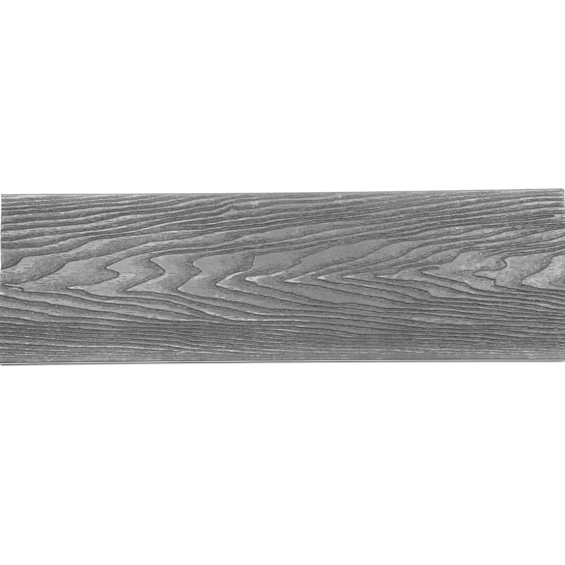 Hartmann WPC-Terrassendiele grau geriffelt 200 x 14,5 x 2,3 cm