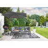 Haveson Ampelschirm Salerno 300 cm anthrazit