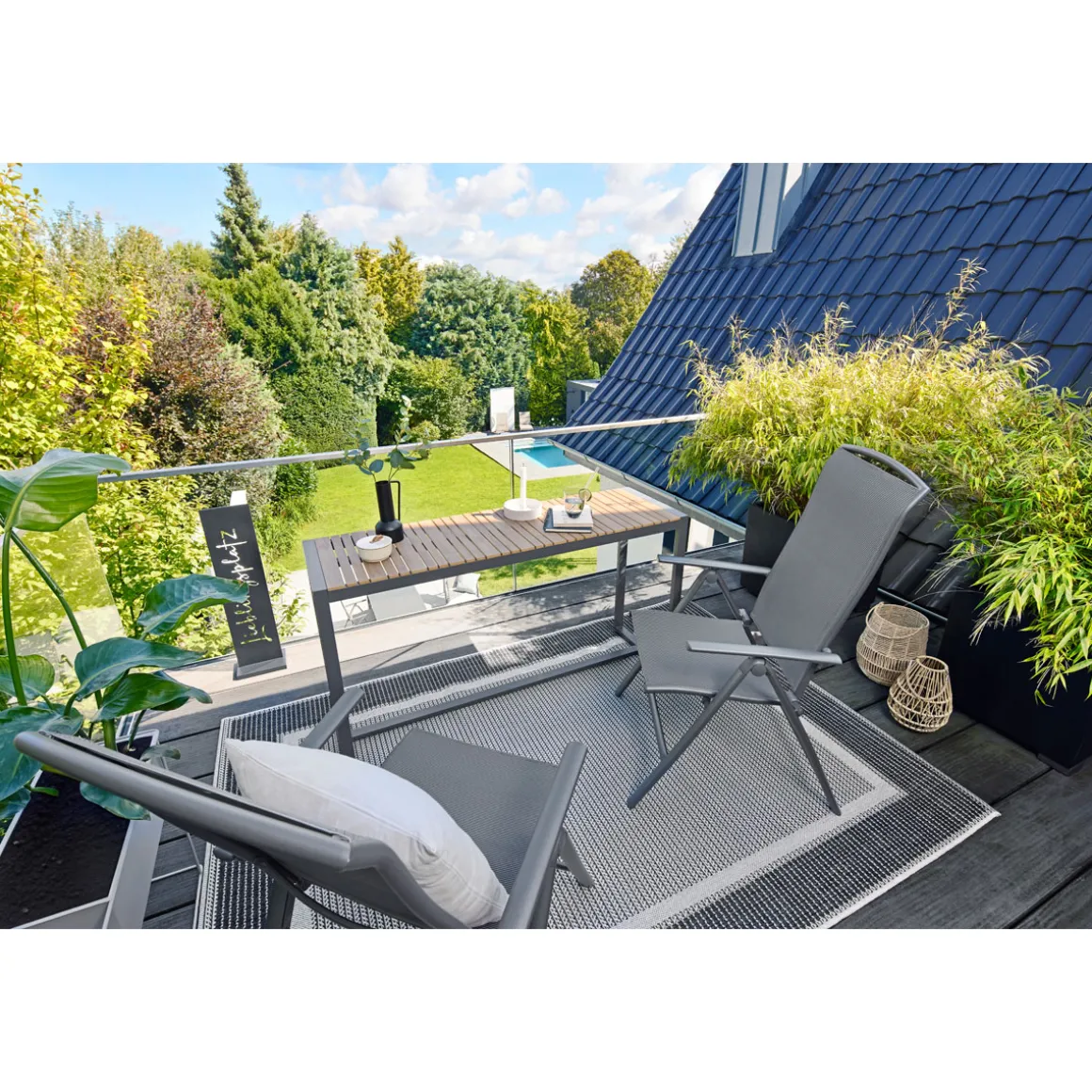 Haveson Balkon-Tisch Dresden BxHxT 138 x 75 x 42 cm