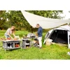 Haveson Camping-Tisch mit Ablagefächern