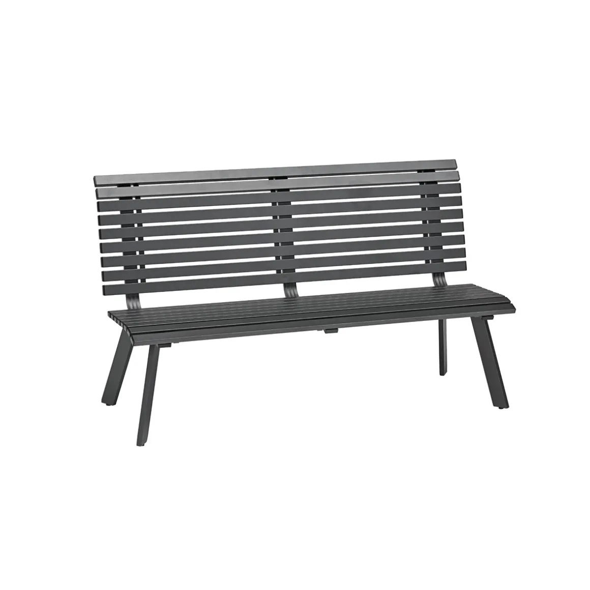 Haveson Gartenbank Halmstad anthrazit 150 x 89 x 63 cm